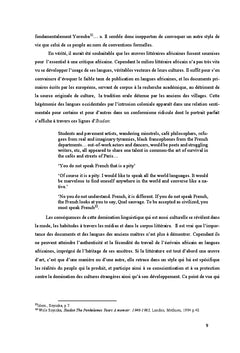 L'héritage yoruba dans le théâtre de Wolé Soyinka