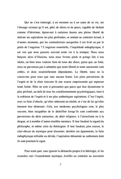 Regard philosophique de la personne humaine