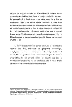 Regard philosophique de la personne humaine