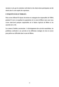 Agriculture et Developpement Durable en Afrique : le cas du Senegal.