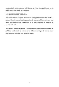 Agriculture et Developpement Durable en Afrique : le cas du Senegal.