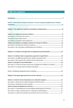 La résilience psychologique dans la relation Manager/Managé