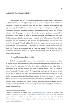 Présence et dynamisme de la Chine en Angola (1983-2010)