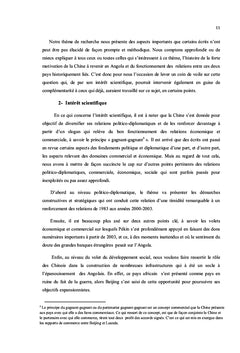 Présence et dynamisme de la Chine en Angola (1983-2010)