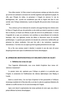 Présence et dynamisme de la Chine en Angola (1983-2010)
