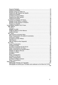 Catalogue des inscriptions lapidaires de la Vienne (Nouvelle Aquitaine)
