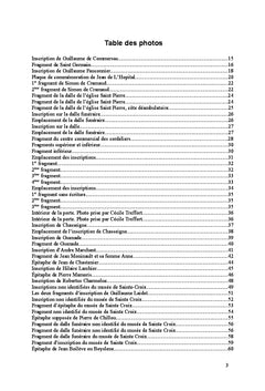 Catalogue des inscriptions lapidaires de la Vienne (Nouvelle Aquitaine)
