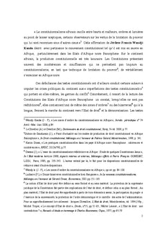 Les paradoxes de la Constitution camerounaise du 18 janvier 1996