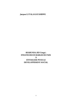 SHABUNDA (RD Congo)