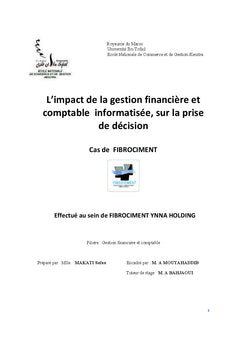 L'impact de l'informatisation comptable sur la prise de décision