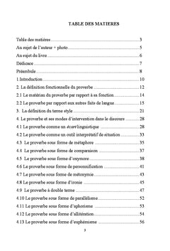 Analyse stylistique du proverbe en fulfulde
