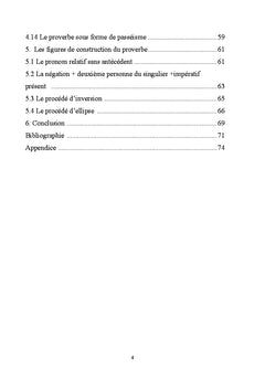 Analyse stylistique du proverbe en fulfulde