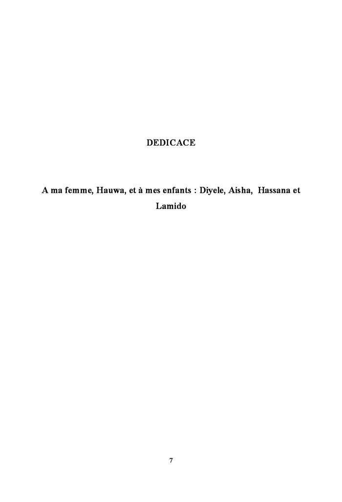 Analyse stylistique du proverbe en fulfulde