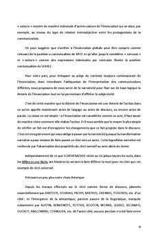 Trace narrative de l'illocutoire et fuite du réel extralinguistique