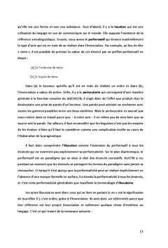 Trace narrative de l'illocutoire et fuite du réel extralinguistique