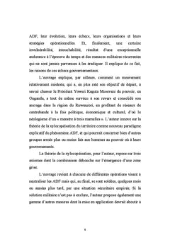 La guerre des ADF dans le Ruwenzori