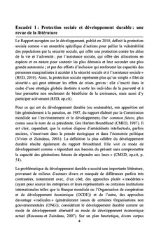 La protection sociale pour le développement durable en Afrique