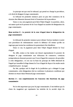 Le rôle du juge commissaire dans les procédures collectives