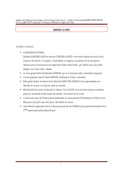 Analyse technique et économique d'une unité de travail de sol