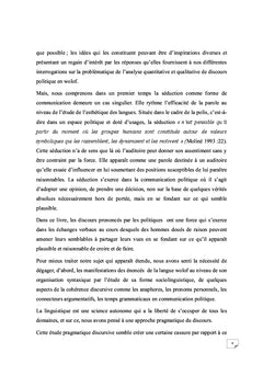 Approche pragmatique du discours politique Wolof