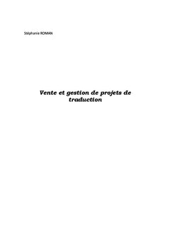 Vente et gestion de projets de traduction