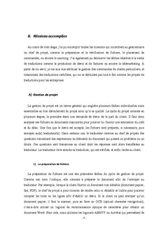Vente et gestion de projets de traduction