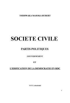 OSC, partis, Gouvernement et l'édification de la démocratie en RDC