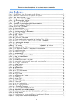 Conception et réalisation d'un enregistreur de données multi entrées/s