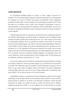 TCC et Trouble du Comportement Alimentaire