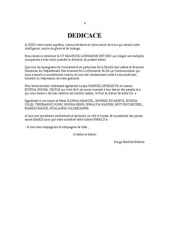 L'impact des télévisions étragères sur la population du grand Katanga