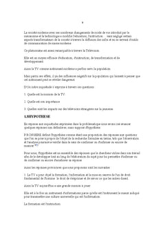 L'impact des télévisions étragères sur la population du grand Katanga