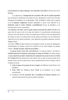 L'effet des apports fertilisants sur la charge mycorhizienne