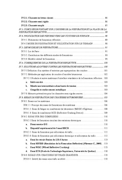 Contribution à l'amélioration des chaussées : remontées des fissures