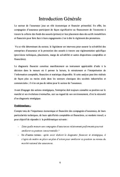 Le Diagnostic Financier & Stratégique des Compagnies d'Assurance