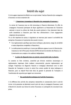 Le Diagnostic Financier & Stratégique des Compagnies d'Assurance