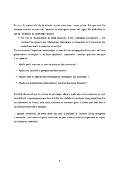 Le Diagnostic Financier & Stratégique des Compagnies d'Assurance
