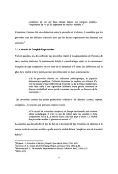 Étude comparative d'un langage féminin