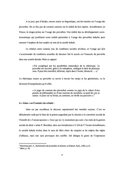 Étude comparative d'un langage féminin