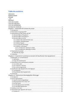 Application de la thermographie infrarouge dans la Maintenance