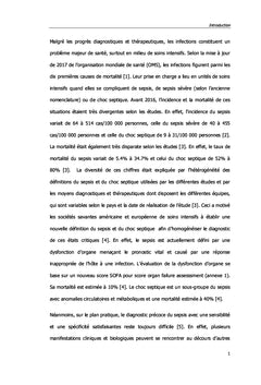 Éosinopénie et Sepsis