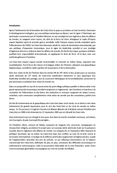 Géopolitique des Etats Unis