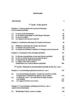 Le titre de presse britannique comme genre discursif