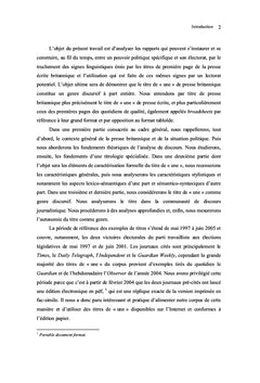 Le titre de presse britannique comme genre discursif