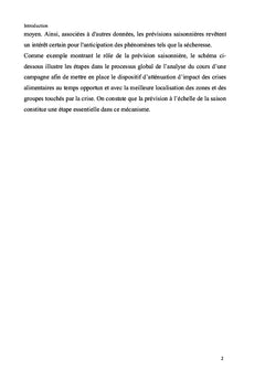 Potentiel de prévision saisonnière sur le Nord-ouest de l'Algérie