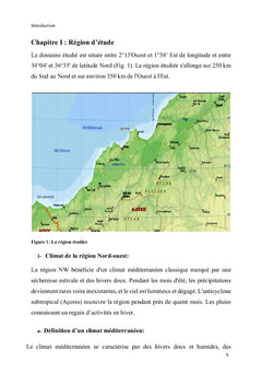 Potentiel de prévision saisonnière sur le Nord-ouest de l'Algérie