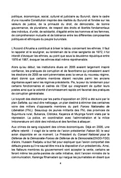 Le troisième mandat a dévoilé la vraie nature du régime burundais