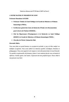 Etude des références des Personnes Vivant avec le VIH