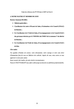 Etude des références des Personnes Vivant avec le VIH