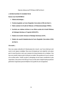 Etude des références des Personnes Vivant avec le VIH