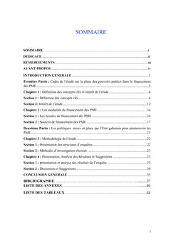 La problématique de financement des PME au Gabon